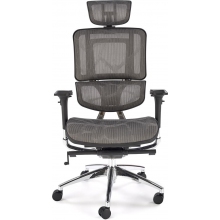 Fotel ergonomiczny regulowany Ethan popielaty Halmar