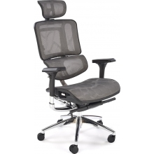 Fotel ergonomiczny regulowany Ethan popielaty Halmar
