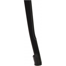 Hoker metalowy Paris 75 czarny D2.Design do kuchni, restauracji i baru.