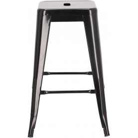 Stołek barowy Paris 66 czarny D2.Design do kuchni, restauracji i baru. 2