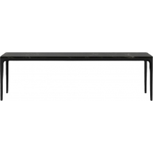 Stół ceramiczny Zag 240x100cm czarny marmur / czarny OL Home
