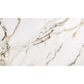 Stół rozkładany z ceramicznym blatem Columbus 160-240x90cm biały amber bianco / czarny Signal