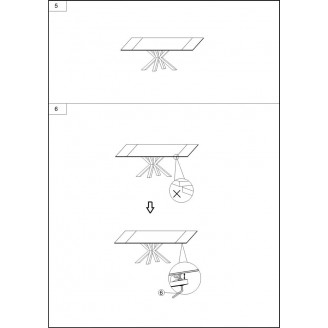 Stół rozkładany z ceramicznym blatem Columbus 160-240x90cm biały amber bianco / czarny Signal