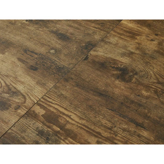 Stół okrągły rozkładany Gaston 100cm orzech vintage / czarny mat Signal