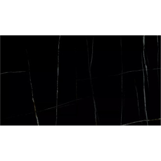 Stół ceramiczny na jednej nodze Moncler 160-240x90cm czarny sahara noir / czarny mat  / srebrny Signal