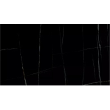 Stół ceramiczny na jednej nodze Moncler 160-240x90cm czarny sahara noir / czarny mat  / srebrny Signal