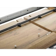 Stół rozkładany Umberto 160-240x90cm dąb aristan / czarny mat Signal