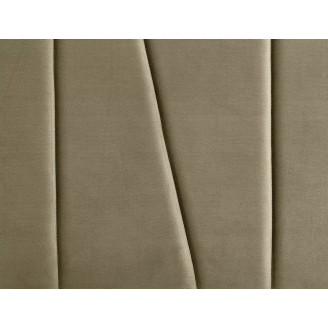 Łóżko welurowe z wezgłowiem na nóżkach Savana 120x200cm beżowe Signal