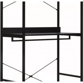 Regał stojący z wieszakami Rin A 80x40x200cm czarny Signal 2