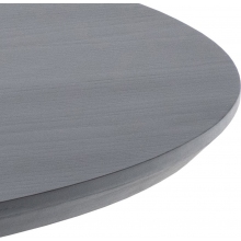 Stół okrągły fornirowany Malika 120cm czarny Actona
