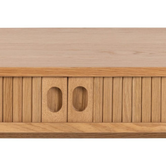 Biurko fornirowane z szufladą Langley 100x50cm dąb Actona