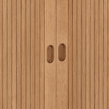 Komoda fornirowana na nóżkach Langley 160x40x80cm dąb Actona
