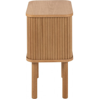 Szafka nocna fornirowana na nóżkach Langley 45x30cm dąb Actona