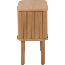 Szafka nocna fornirowana na nóżkach Langley 45x30cm dąb Actona