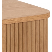 Szafka nocna fornirowana na nóżkach Langley 45x30cm dąb Actona