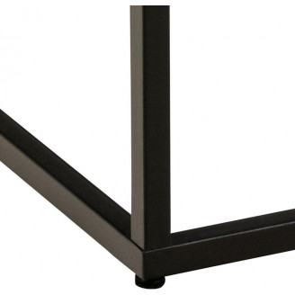 Stolik kwadratowy Barossa 40x40cm czarny marmur / czarny Actona