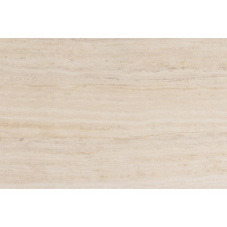 Stolik kwadratowy Barossa 60x60cm beżowy trawertyn / czarny Actona