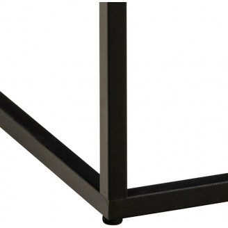 Stolik kwadratowy Barossa 60x60cm czarny marmur / czarny Actona