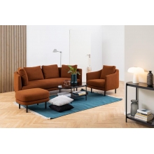 Stolik owalny szklany z półką Bayonne 95x50cm szkło dymione / czarny Actona