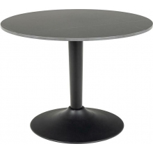 Stolik ceramiczny na jednej nodze Malta 90cm czarny Actona
