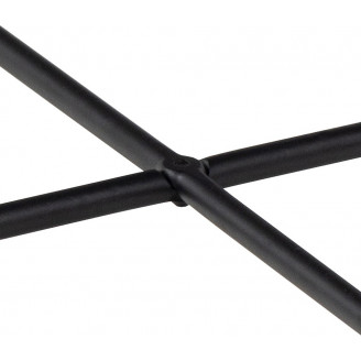 Stolik okrągły marmurowy Avila 52cm H40cm czarny marmur / czarny Actona