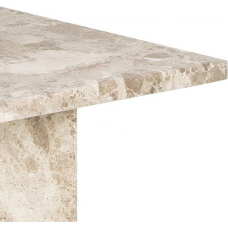 Stolik marmurowy Vega 140x70cm beżowy Actona