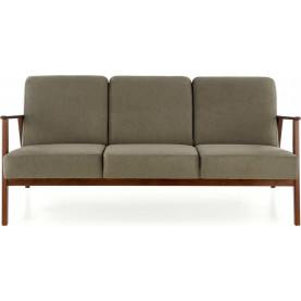 Sofa 3 osobowa prl / vintage Milano 175cm orzech / oliwka Castel 39 Halmar 2
