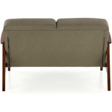 Sofa 2 osobowa prl / vintage Milano 120cm orzech / oliwka Castel 39 Halmar