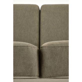 Sofa 2 osobowa prl / vintage Milano 120cm orzech / oliwka Castel 39 Halmar
