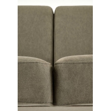 Sofa 2 osobowa prl / vintage Milano 120cm orzech / oliwka Castel 39 Halmar