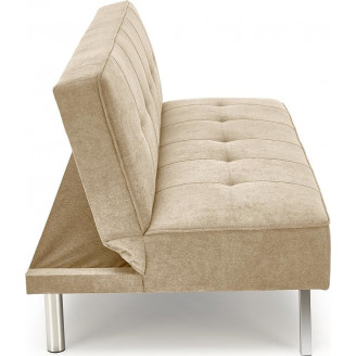 Sofa 3 osobowa rozkładana na nóżkach Carlito 173cm beżowa Halmar