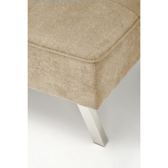 Sofa 3 osobowa rozkładana na nóżkach Carlito 173cm beżowa Halmar