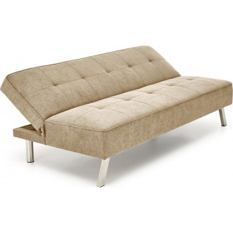 Sofa 3 osobowa rozkładana na nóżkach Carlito 173cm beżowa Halmar