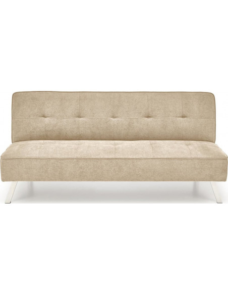 Sofa 3 osobowa rozkładana na nóżkach Carlito 173cm beżowa Halmar