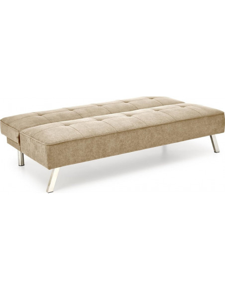 Sofa 3 osobowa rozkładana na nóżkach Carlito 173cm beżowa Halmar
