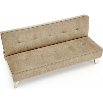Sofa 3 osobowa rozkładana na nóżkach Carlito 173cm beżowa Halmar