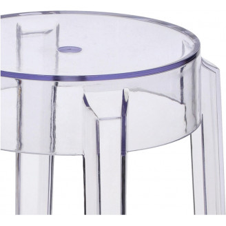 Taboret przezroczysty Duch | D2 Design - Kup teraz!