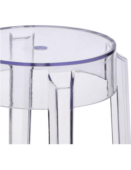 Taboret przezroczysty Duch | D2 Design - Kup teraz!