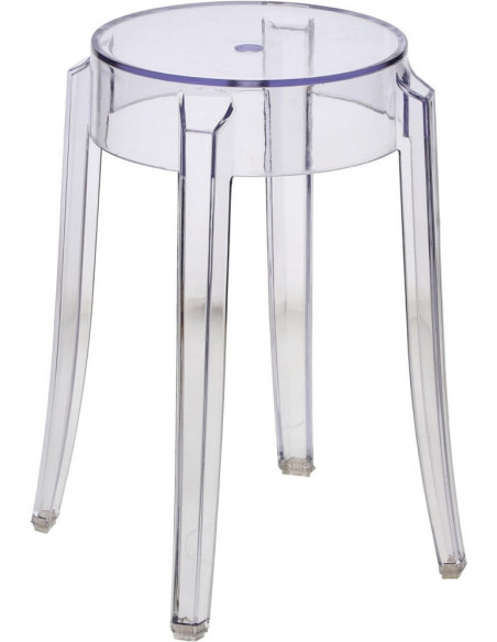 Taboret przezroczysty Duch | D2 Design - Kup teraz!