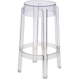 Stołek barowy Duch 66 transparentny D2.Design do kuchni, restauracji i baru. 2