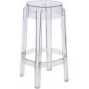 Stołek barowy Duch 66 transparentny D2.Design do kuchni, restauracji i baru.