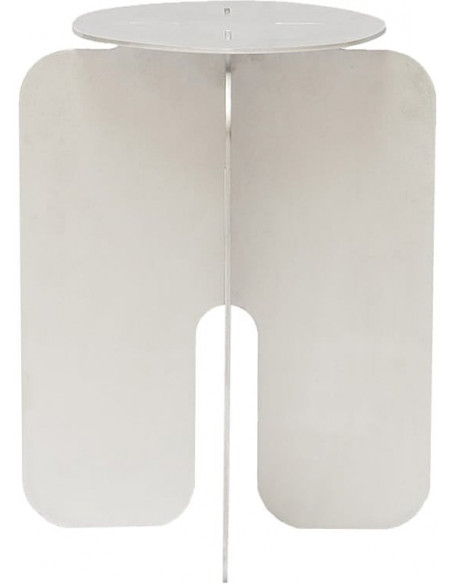 Stolik boczny metalowy Object104 40cm surowe aluminium NG Design