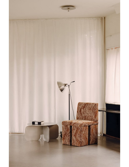 Stolik metalowy designerski Object105 70cm surowe aluminium NG Design
