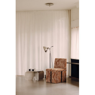 Stolik metalowy designerski Object105 90cm surowe aluminium NG Design