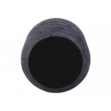 Pufa welurowa ze schowkiem Calvi Velvet 40cm szara Signal