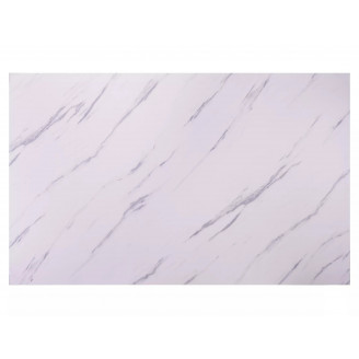 Stół prostokątny Marcus 120x75cm biały efekt marmuru / dąb Signal