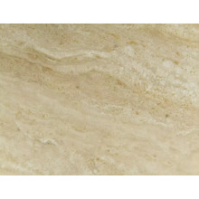 Stół rozkładany na jednej nodze Monaco 160-200x90cm travertine beż mat / dąb Signal