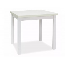 Stół prostokątny Adam 90x65cm biały mat Signal