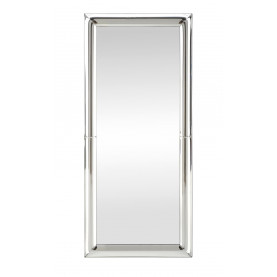 Lustro ścienne glamour Abisso 162x72cm srebrne Halmar