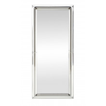 Lustro ścienne glamour Abisso 162x72cm srebrne Halmar